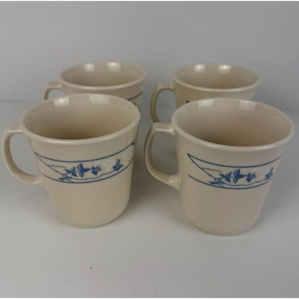 Vintage Corning Corelle First of Spring Set of 4 Mugs (read description)